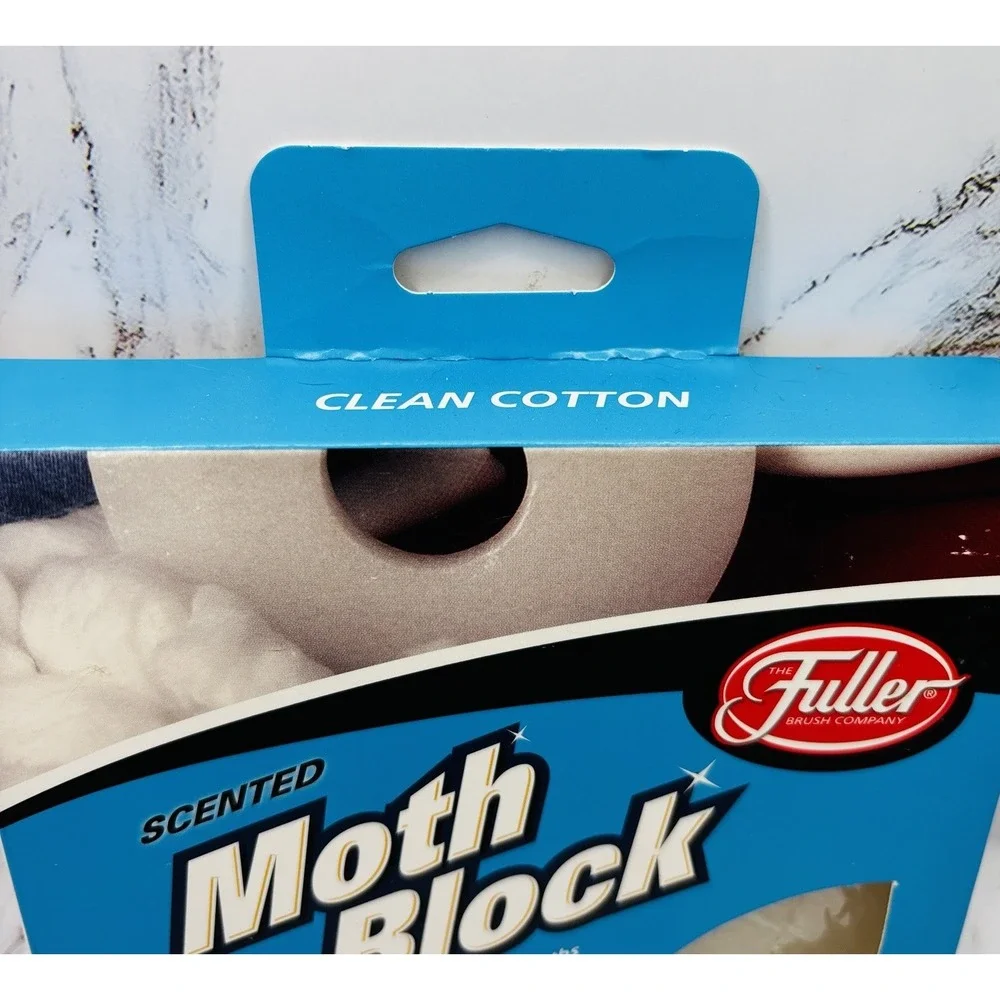 Fuller Scented Moth Block Clean Cotton 12 Oz Vintage NOS Discontinued USA